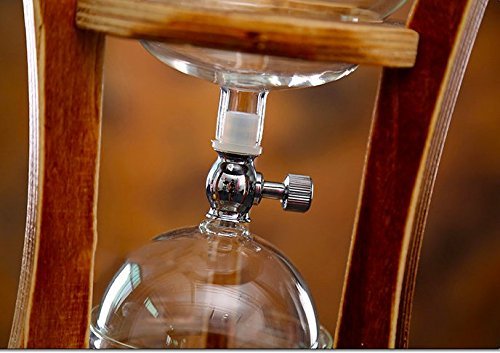 Premium Nispira Cold Brew Coffee Maker - Wooden Drip Tower for Iced Coffee, 6-8 Cup Capacity | Perfect for Home, Office & Outdoor Use