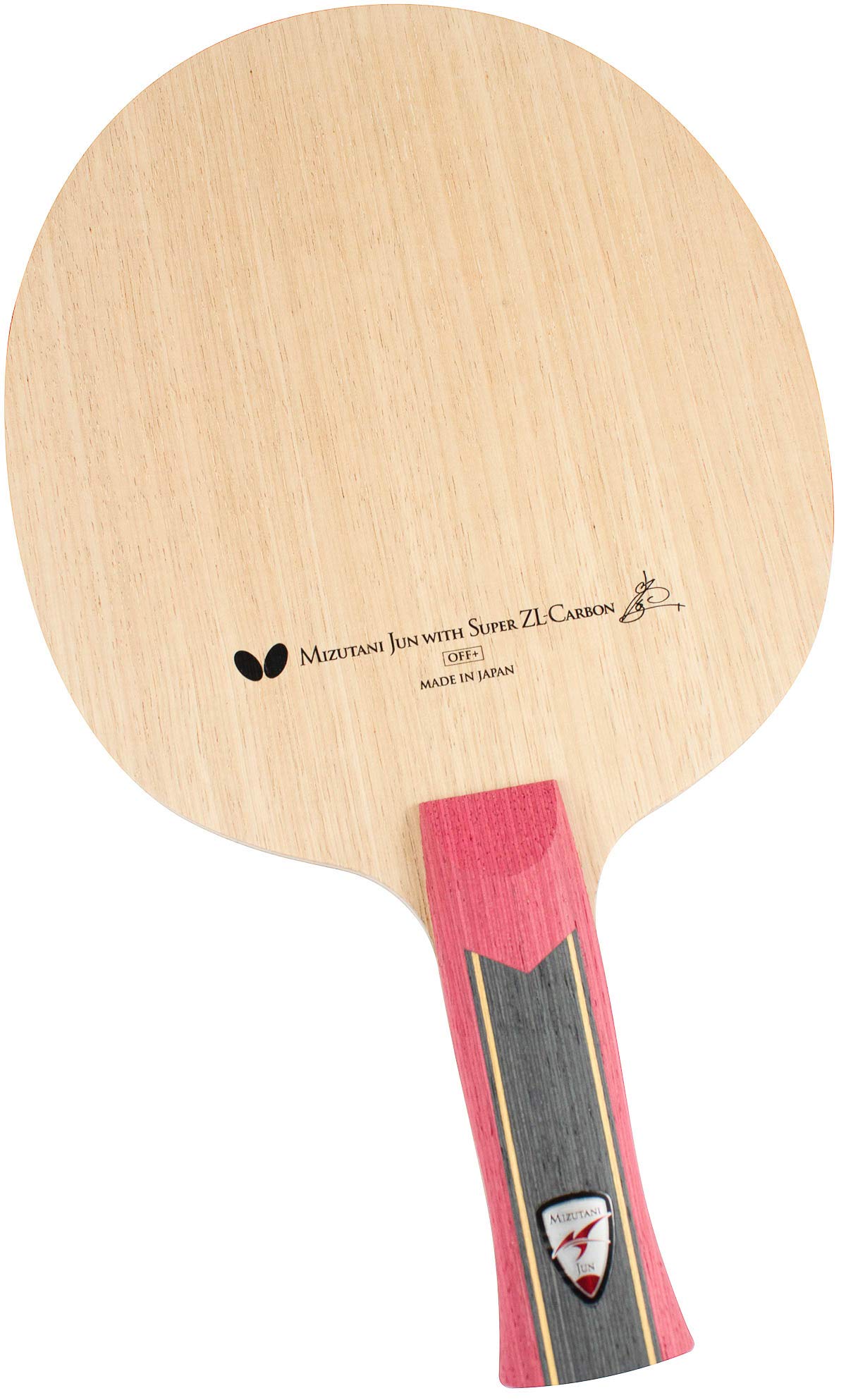 Butterfly Mizutani Jun Super ZLC Table Tennis Racket - Professional ZL Carbon Fiber Blade for Competitive Play - AN/FL/ST Handle Options - Japanese-Made Premium Ping Pong Paddle for Tournaments & Training