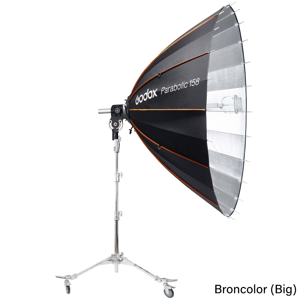 P158 Parabolic Reflector Light Focusing System Complete Kit - Professional Photography & Video Lighting Accessory for Studio, Portrait, and Product Shoots