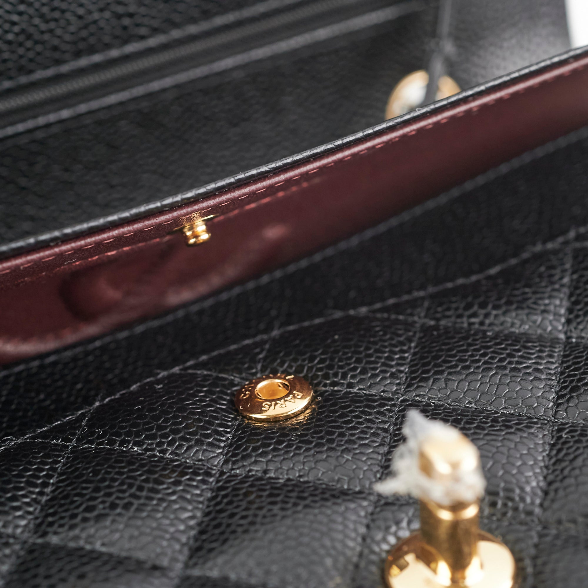 Chanel Medium/Large Double Classic Flap Bag in Black Caviar Leather 2023 - Luxury Handbag for Women, Perfect for Work, Evening Events & Special Occasions