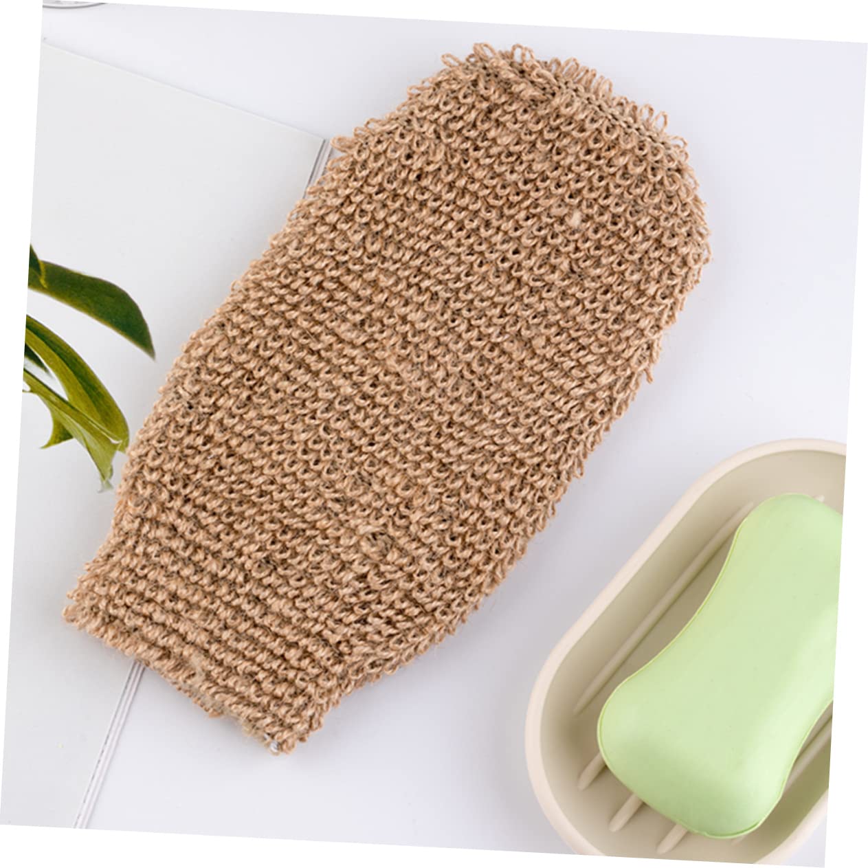DOITOOL 6-Pack Exfoliating Shower Gloves - Body Scrub Gloves for Deep Cleansing, Dead Skin Removal & Massage - Bath & Spa Accessories with Soap Pouch - Perfect for Exfoliation, Foaming & Skin Renewal in Shower or Bath