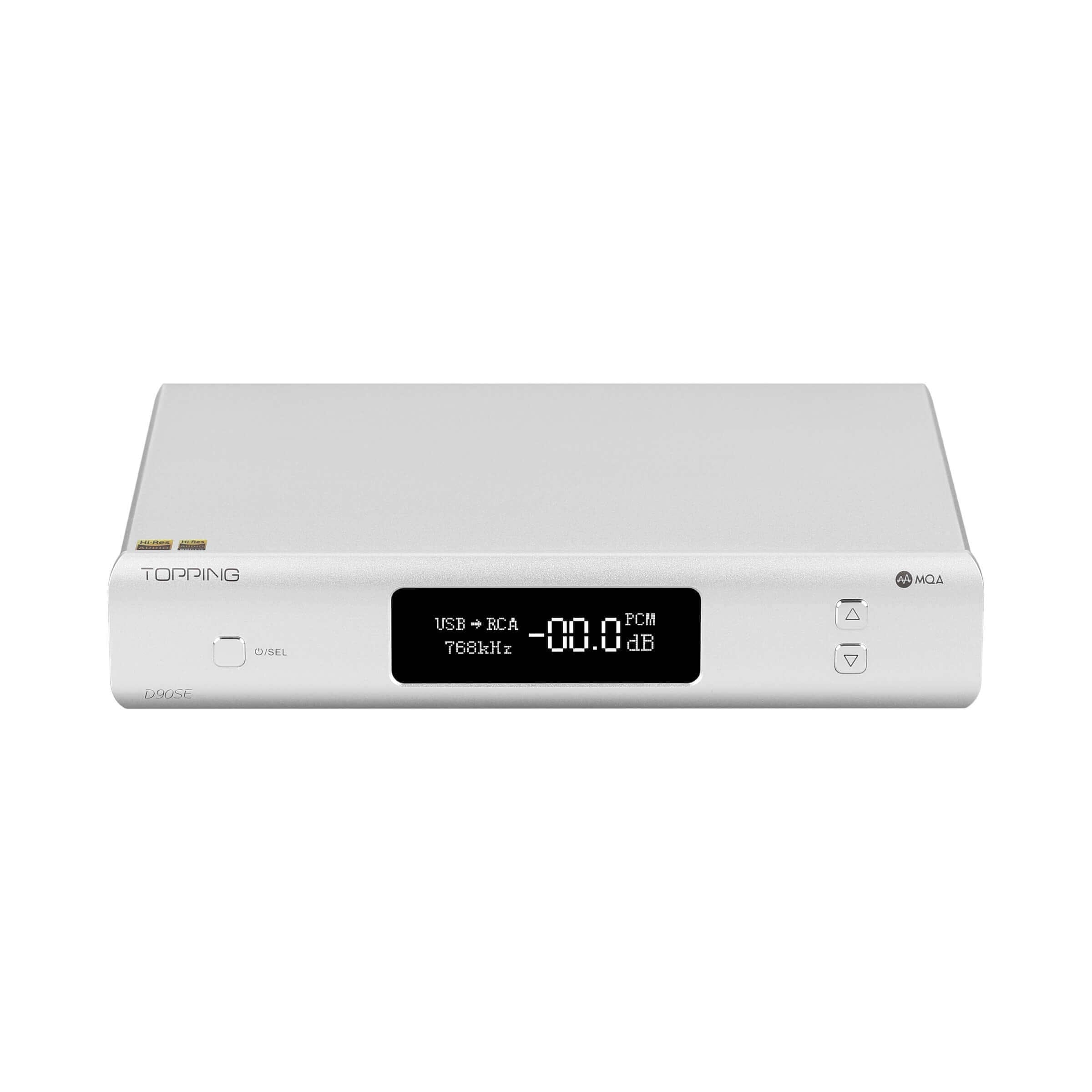 TOPPING D90SE MQA Bluetooth Full Balanced DAC - High-Resolution Audio Decoder for Home Theater & Studio Use