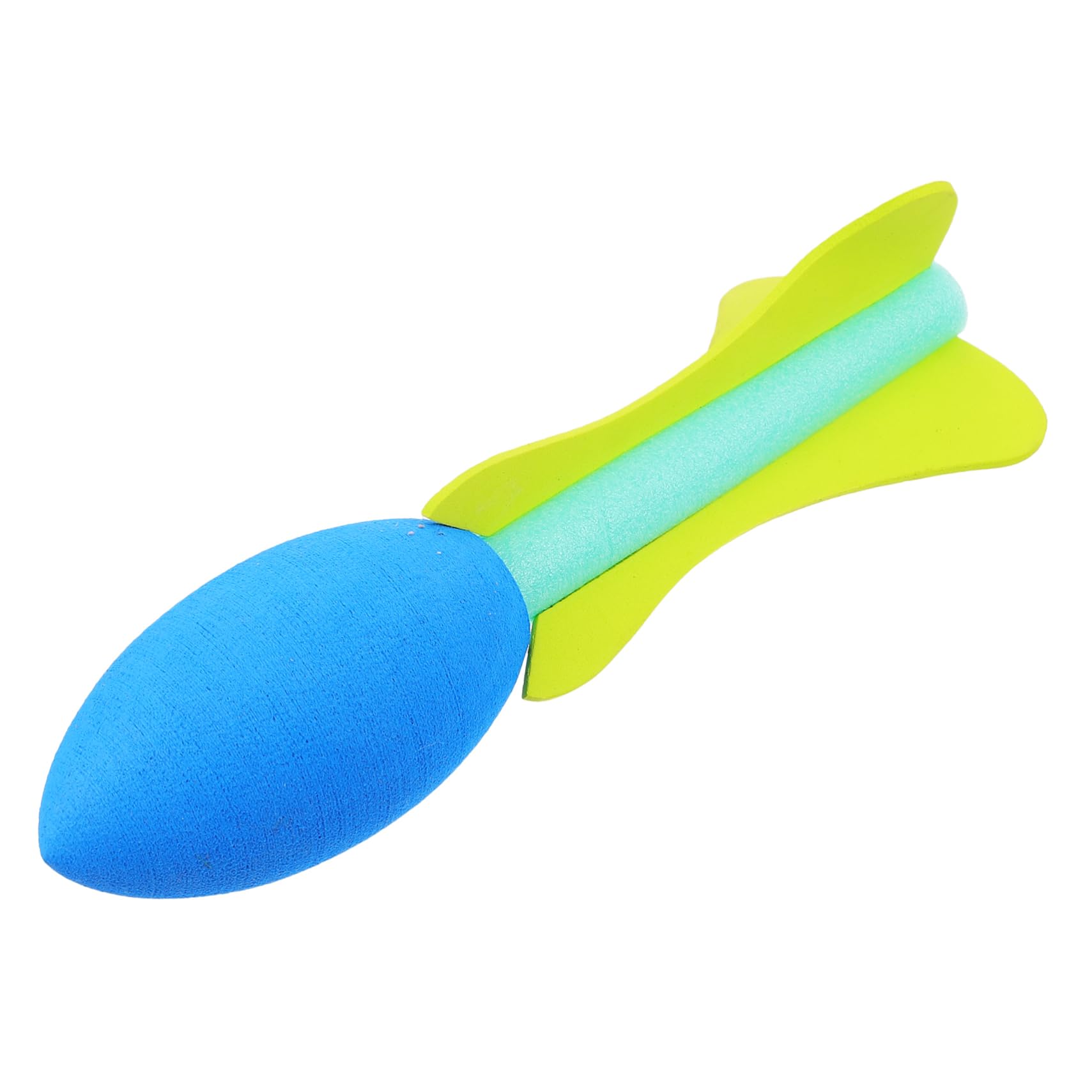 iBasenice Foam Rocket Torpedo Toy - Safe Flying Outdoor Sports Toys for Kids Ages 3-8, Soft Foam Launcher for Backyard Games, Park Play, and Summer Outdoor Activities
