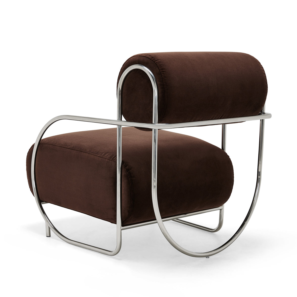 Chromeo Armchair (Avalon) - Modern Accent Chair for Living Room, Bedroom & Office - Comfortable Lounge Chair with Stylish Design