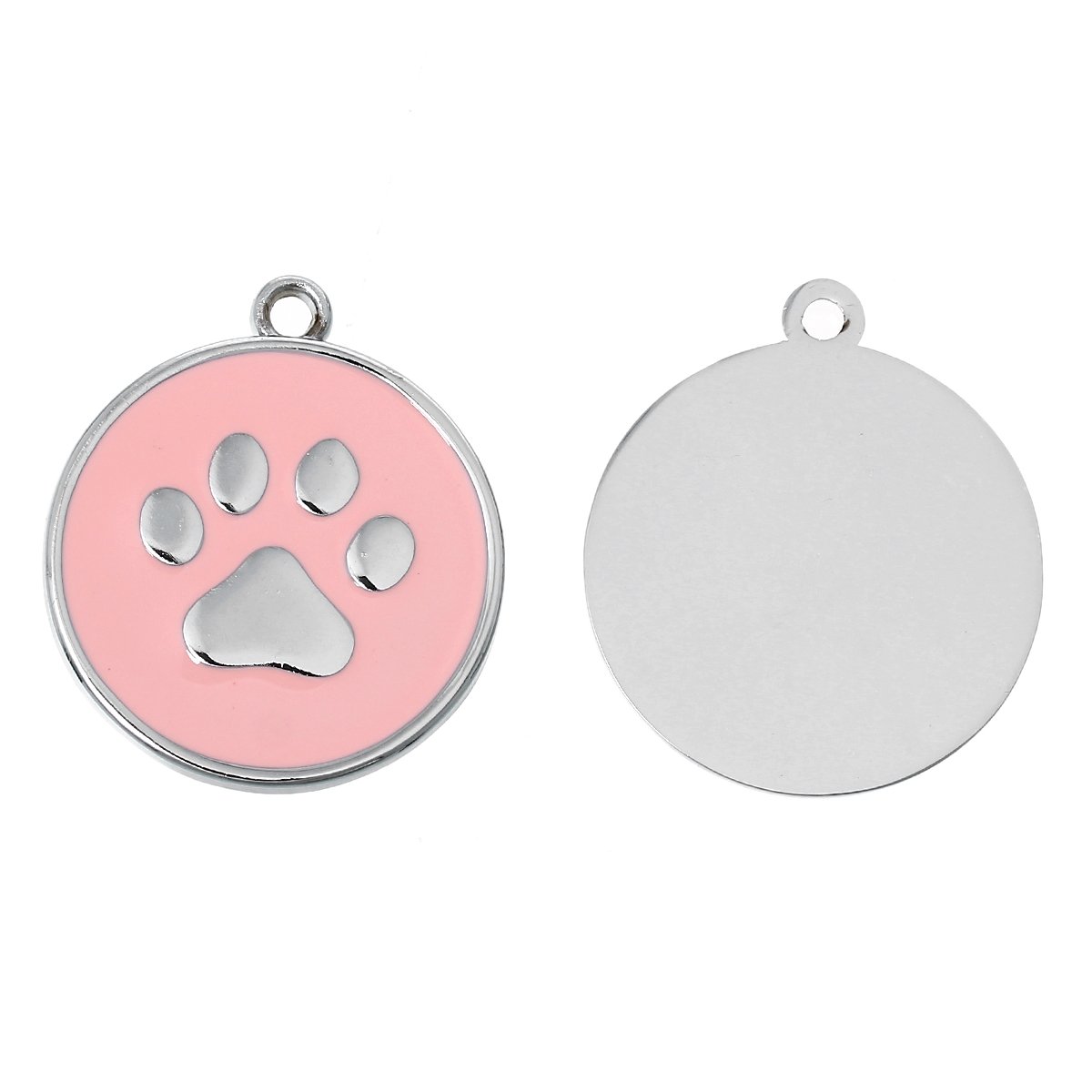 Sparkling Dog Paw Print Charm Pendant Necklace for Women - Elegant Pet Lover Jewelry Gift for Birthday, Anniversary & Valentine's Day - Perfect for Dog Owners & Animal Lovers