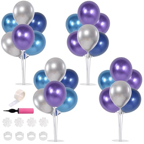 Blue Purple Silver