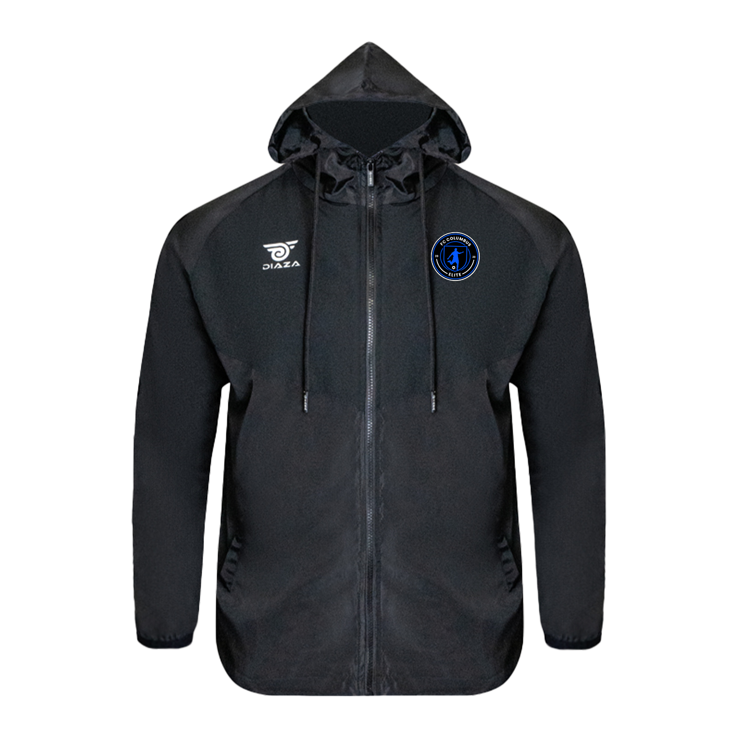 FC Columbus Shadow Windrunner Jacket - Lightweight Waterproof Running Windbreaker for Men & Women - Perfect for Outdoor Jogging, Hiking & Travel