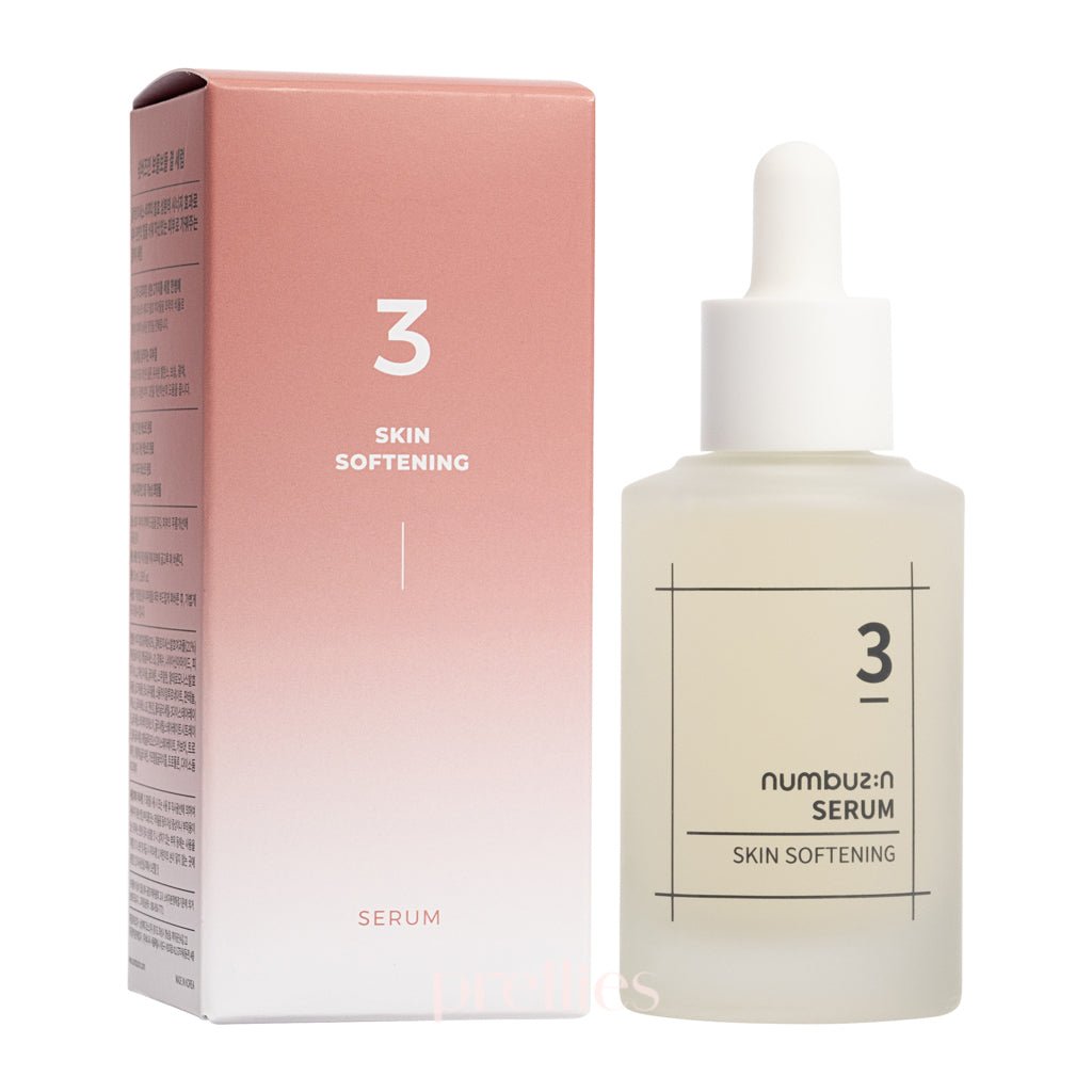 Numbuzin No.3 Skin Softening Serum 50ml - Korean Hydrating Facial Essence for Dry Skin | Perfect for Night Routine & Daily Moisturizing Care
