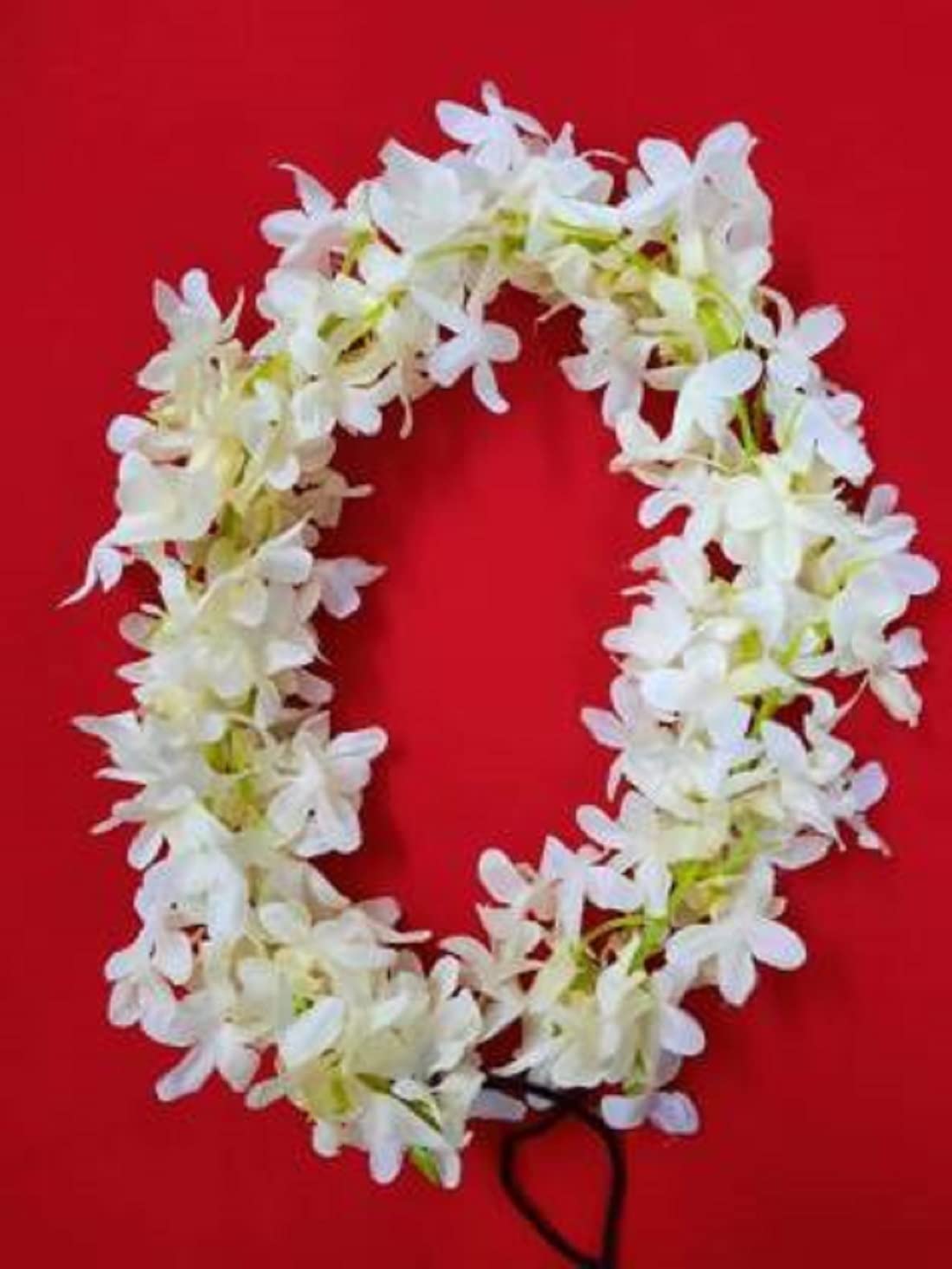 Stylish White Floral Gajra Hair Accessories for Women - Elegant Bridal & Party Hair Jewelry - Perfect for Weddings, Festivals & Special Occasions