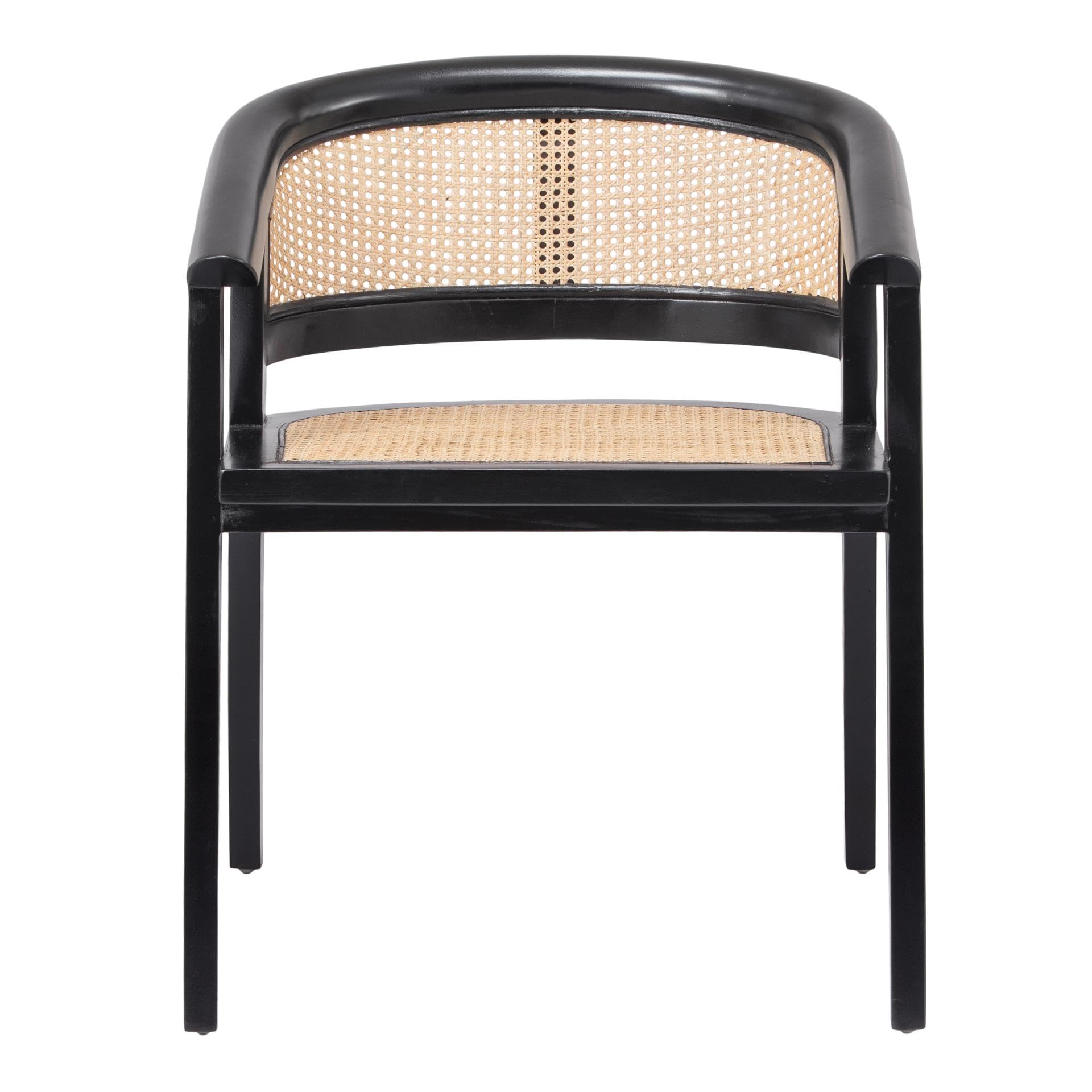NPD Seine Dining Chair - Natural Wooden Dining Chair for Kitchen, Dining Room, and Outdoor Patio Use