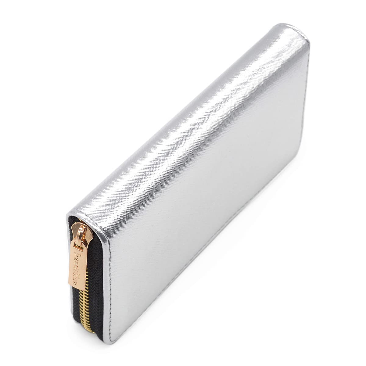 Premium Vegan Saffiano Leather Zip Around Wallet for Women & Men - RFID Blocking Slim Bifold Wallet with Multiple Card Slots - Perfect for Travel, Business & Everyday Use