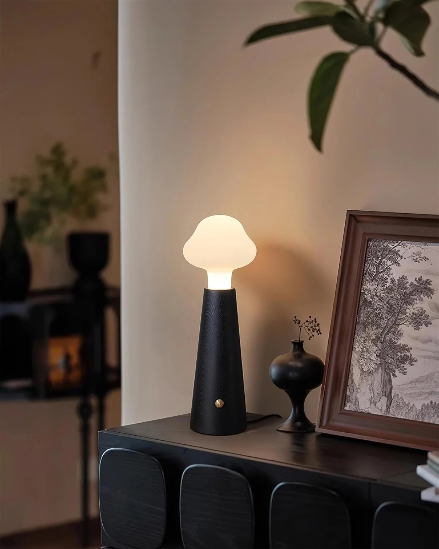 Modern LED Mousse Table Lamp - Soft Glow Bedside Night Light for Bedroom, Living Room & Office - Energy Efficient & Stylish Home Decor Lighting