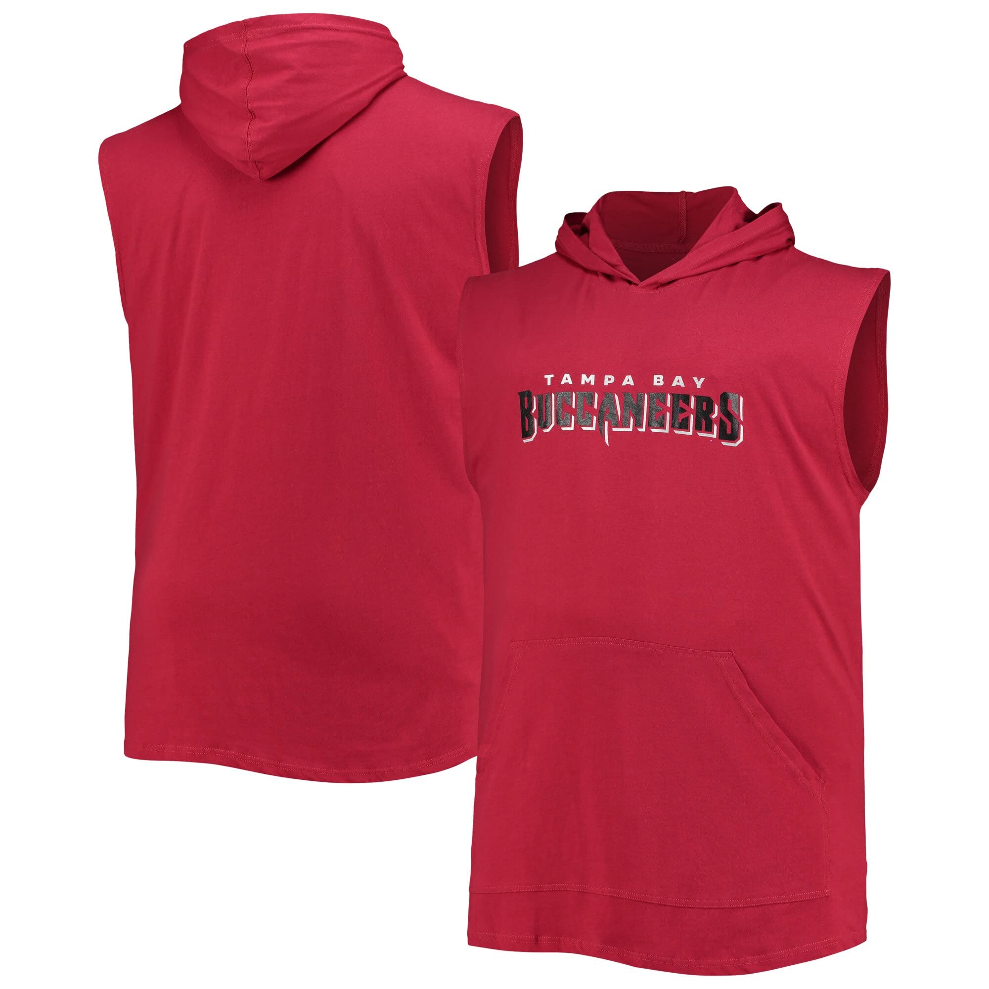 Fanatics Men's NFL Big & Tall Muscle Pullover Hoodie - Comfortable Oversized Sweatshirt for Football Fans - Perfect for Game Day, Tailgating & Casual Wear