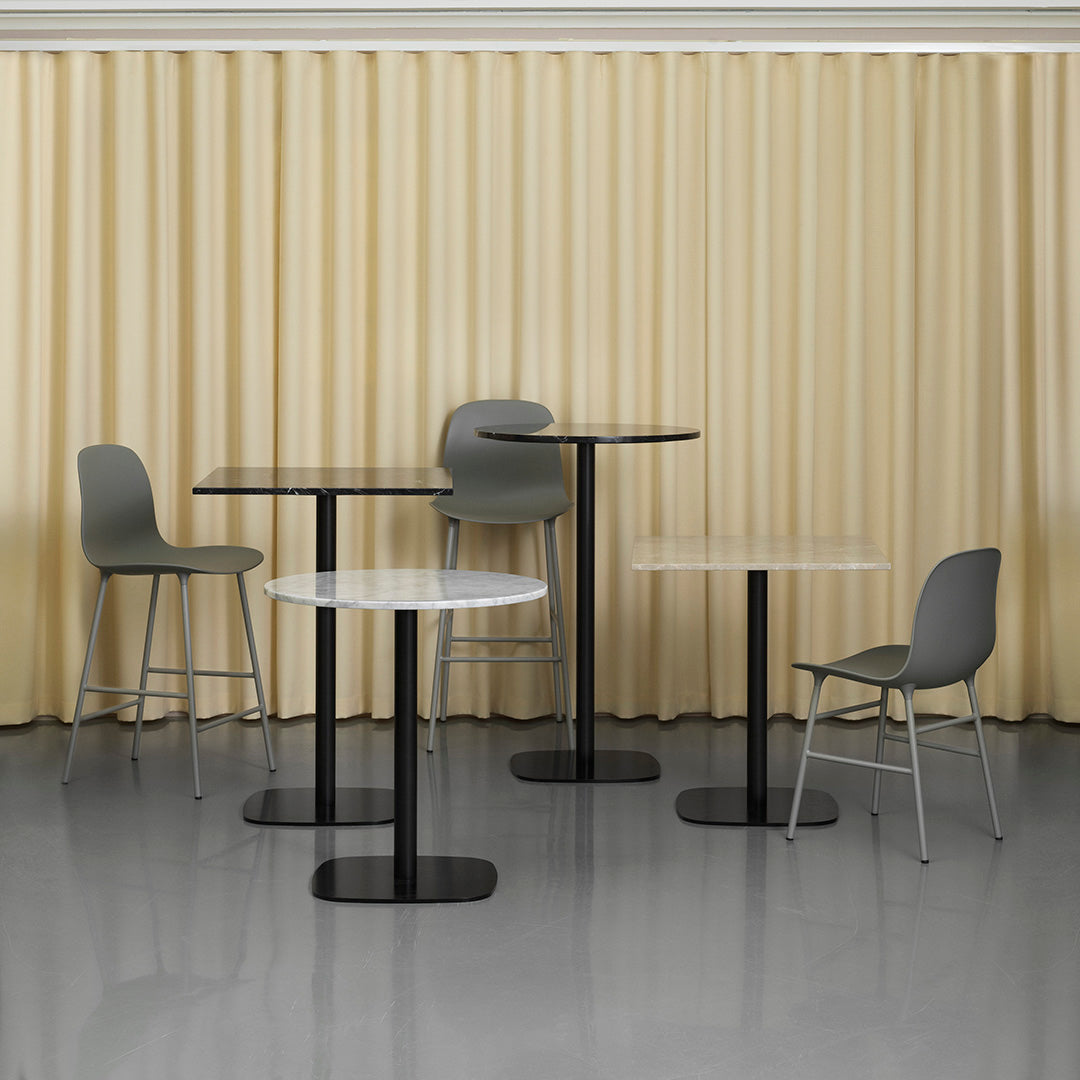 Simon Legald Form Bar Chair by Normann Copenhagen - Modern Scandinavian Bar Stool for Kitchen, Dining & Home Decor