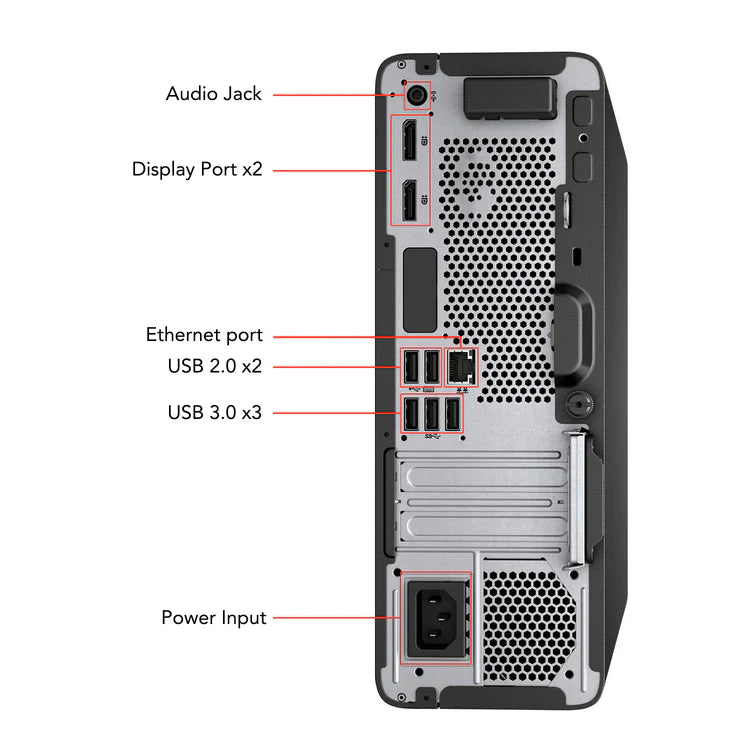 HP ProDesk 600 G6 SFF Business Desktop PC - Intel Core i5-10310 10th Gen Octa-Core (Up to 4.4GHz), 16GB DDR4 RAM, 256GB NVMe SSD, Windows 11 Pro - Dual DisplayPort, USB-C, WiFi, Keyboard & Mouse Included - Perfect for Office Work, Home Office & Business Computing (1 Year Warranty)