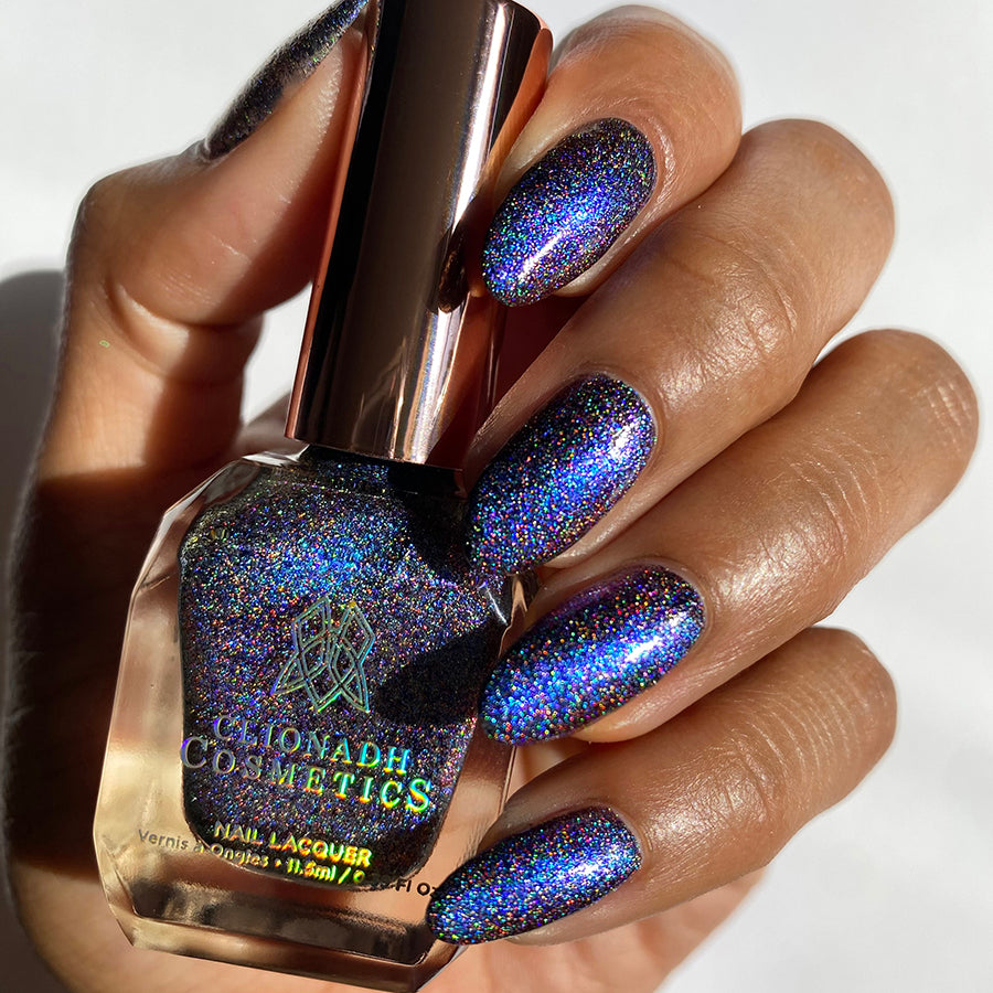 Wormhole Nail Polish - Long Lasting Galaxy Nail Lacquer with Glitter - Perfect for Parties, Cosplay & Special Occasions