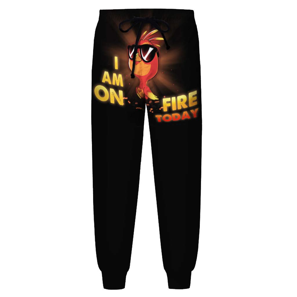 Men's Casual Elastic Waist Printed Lounge Pants - Comfortable Straight Leg Sleepwear & Home Pajama Bottoms for Relaxing, Lounging and Sleeping