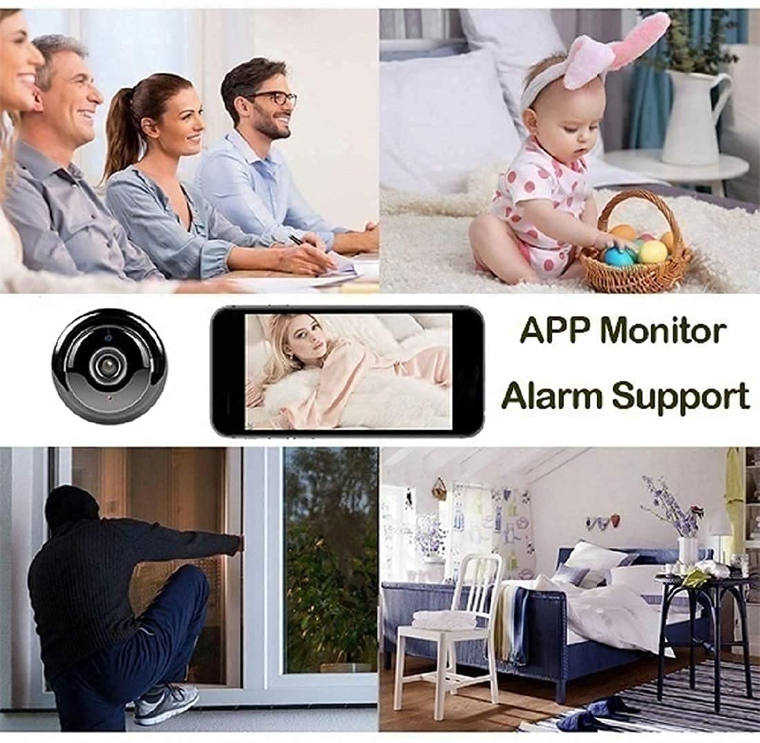 AUSHA® WiFi CCTV Camera - 1080P HD Smart Security Camera with Mobile App, Night Vision, Motion Detection for Home & Office Surveillance (C2 CCTV) | Indoor/Outdoor Use, Baby & Pet Monitoring