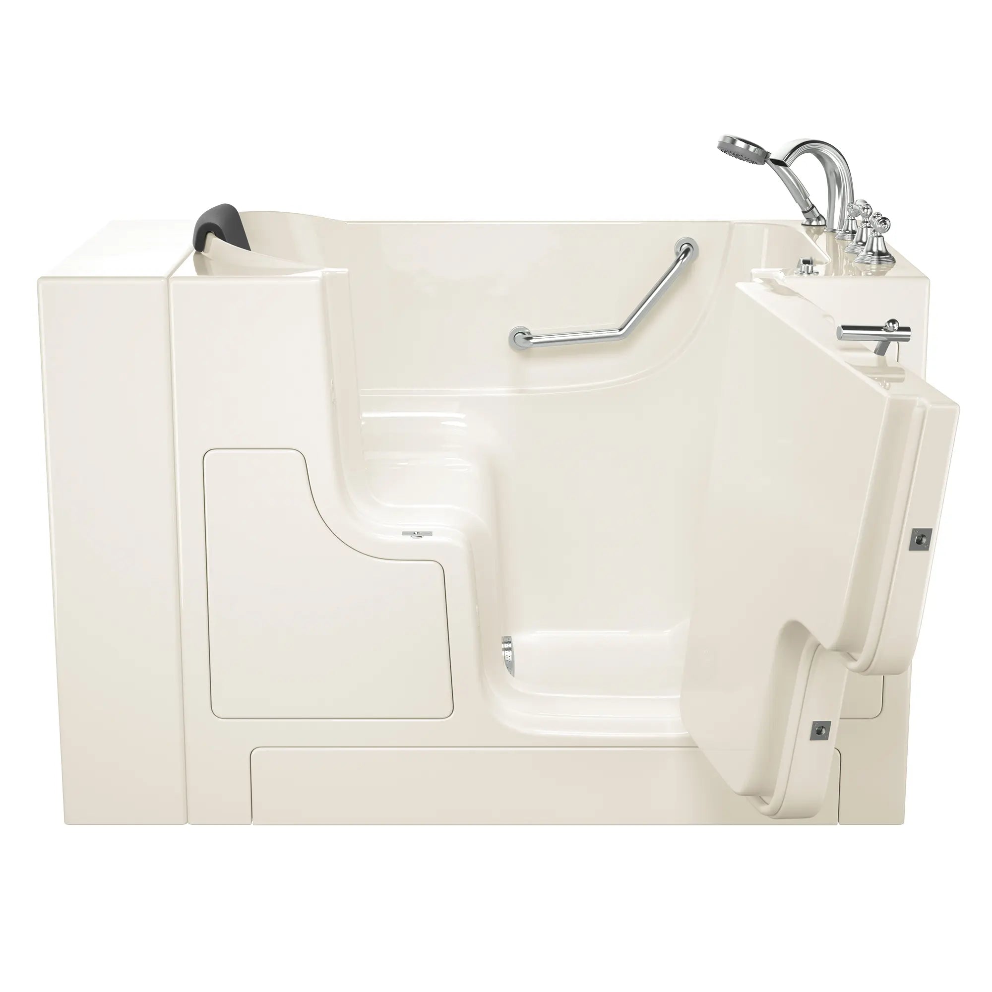 Premium 30 x 52 Inch Gelcoat Walk-In Bathtub with Soaker System & Right Hand Drain - Ideal for Elderly & Mobility Assistance, Spa-Like Relaxation at Home