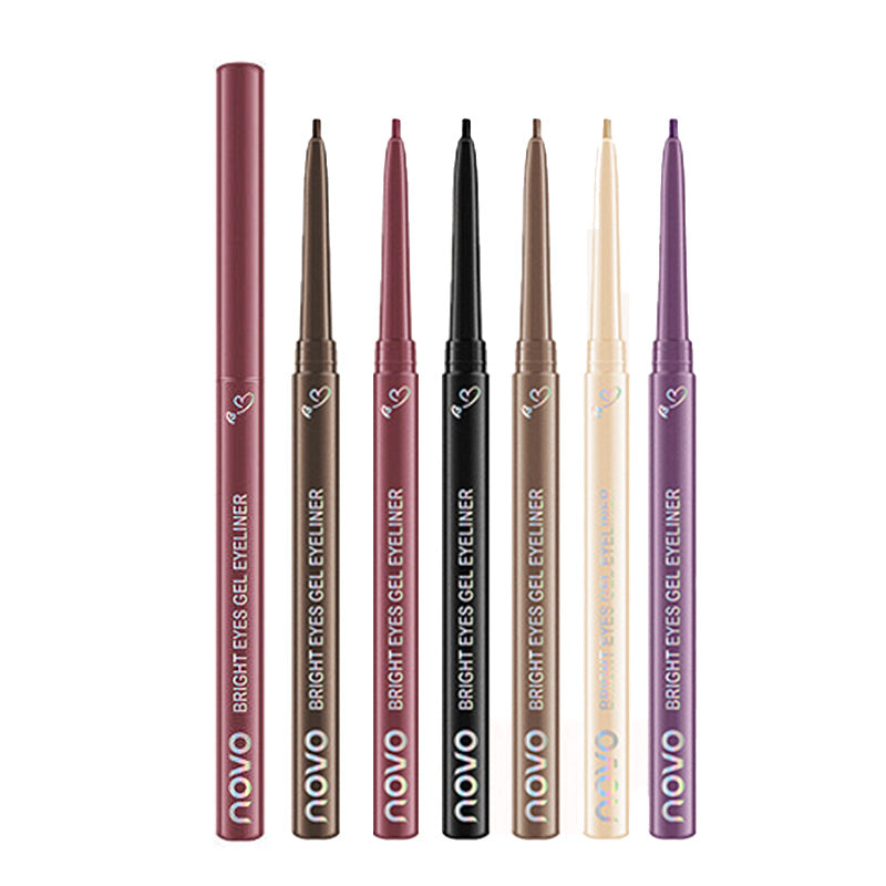 NOVO Precision Eyeliner Pencil - Waterproof & Smudge Proof Eye Liner for Long Lasting Makeup - Perfect for Everyday Wear, Party & Special Occasions