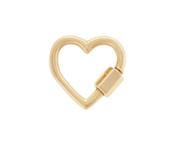 14K Yellow Gold Baby Heart Lock by Marla Aaron - Elegant Jewelry Gift for Women, Perfect for Valentine's Day, Anniversary & Special Occasions