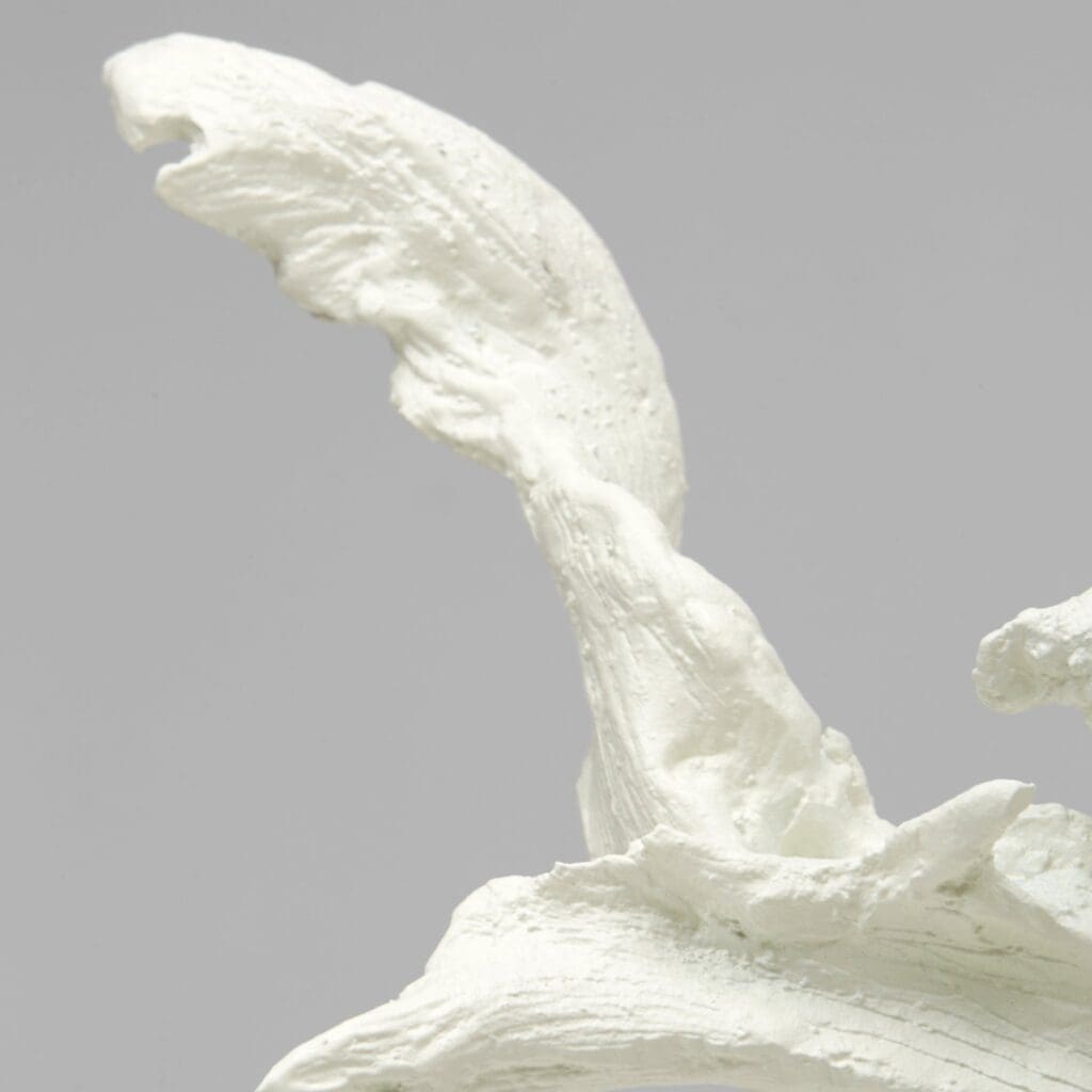 Cyan Design 11440 Lorelei Sculpture - Elegant White & Black Home Decor Statue for Living Room, Bedroom, or Office