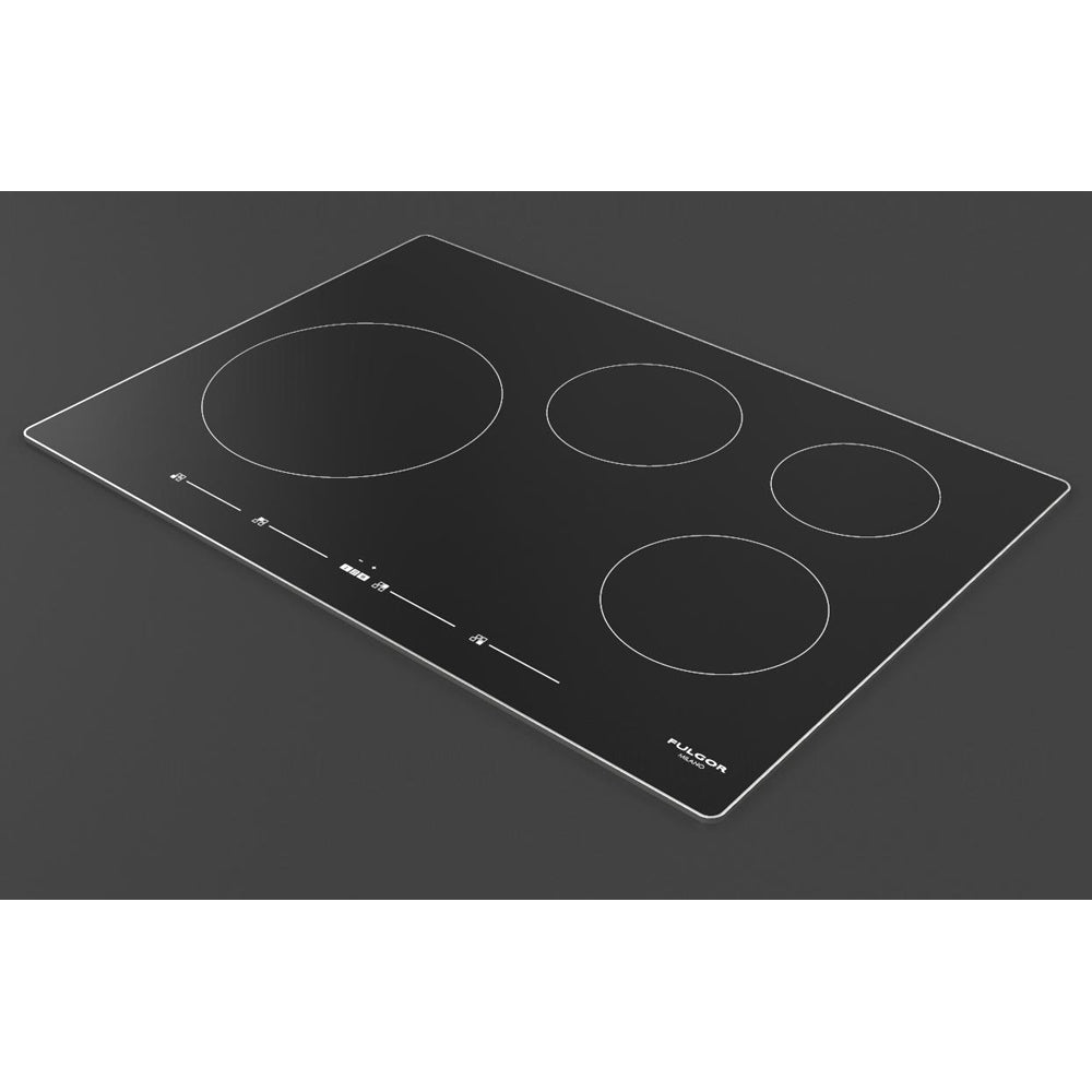Fulgor Milano 30 Inch 700 Series Induction Cooktop with 4 Burners - F7IT30S1 | Fast Heating Electric Stove for Modern Kitchen Cooking, Boiling & Sautéing