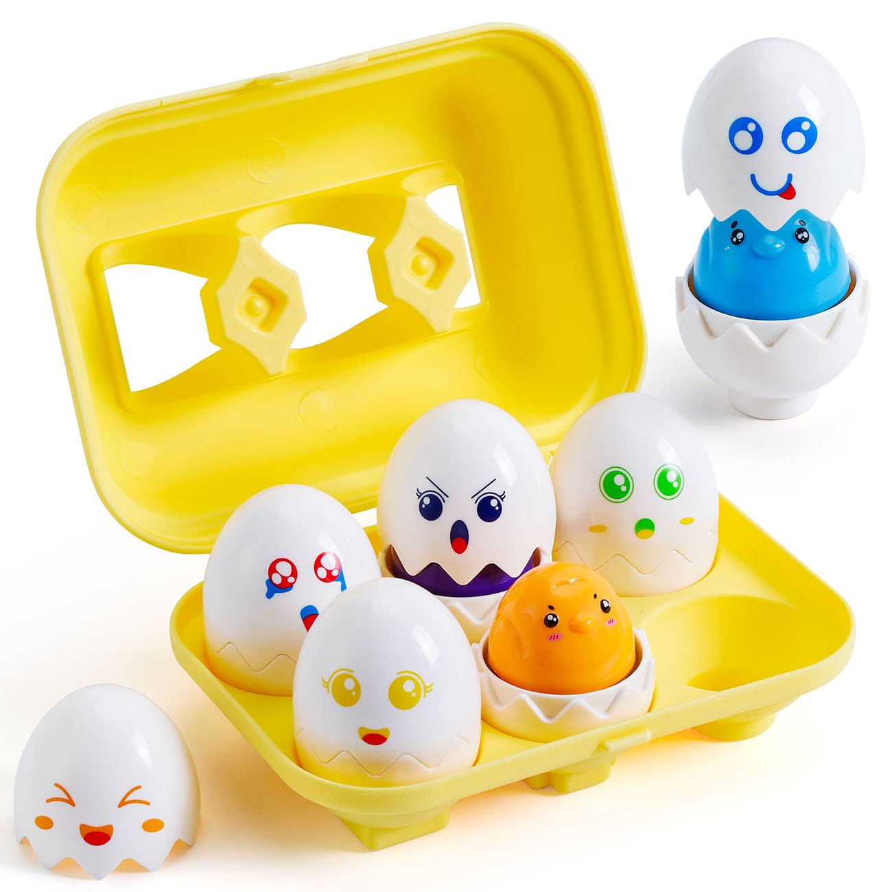 Easter Eggs Toys for Toddlers 1-3 Years - Montessori Learning Gifts for 1-2 Year Olds | Perfect for Birthday & Early Education