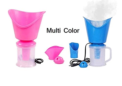 ADEPT 3-in-1 Facial Steamer & Inhaler - Portable Steam Vaporizer for Sinus Relief, Cold & Cough | Warm Mist Humidifier for Face & Nasal Care | Perfect for Home Spa, Allergy Season & Respiratory Comfort (Men & Women)