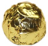 Scott's Cakes Premium Milk Chocolate Marzipan Candies with Edible Gold Foil - 1 Pound Gift Box (Ribbon & Holly Design) - Perfect for Holidays, Birthdays & Corporate Gifting