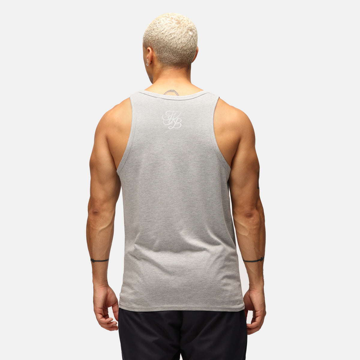 TKB Men's Grey Tri-Blend Vest for Outdoor Activities, Casual Wear & Layering | Lightweight & Comfortable