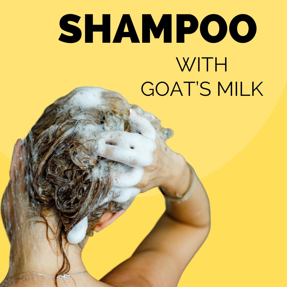 Golden Goat Farms Blackberry Scented Goat Milk Shampoo & Conditioner Set - 1 Gallon Each for Hydration & Shine | Perfect for Dry, Damaged Hair at Home & Salon Use
