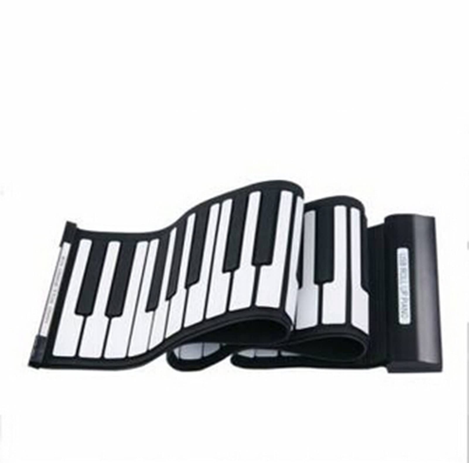 TSTS 61 Key Foldable USB MIDI Electronic Roll Up Piano - Portable Keyboard for Home, Travel & Music Practice