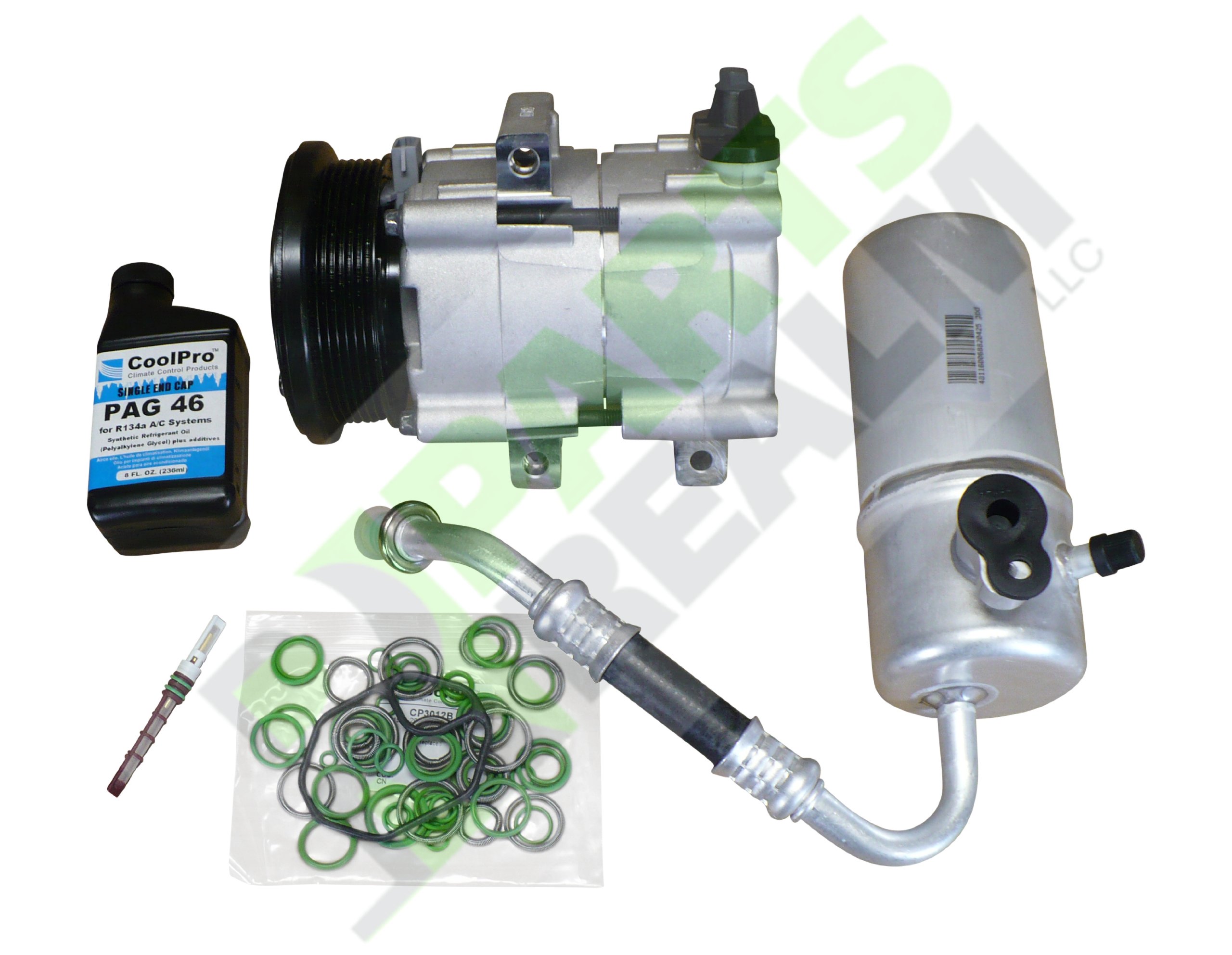 CO-3024AK8 Complete A/C Compressor Replacement Kit for Car & Truck - High Performance Auto Air Conditioning System Repair Parts | Perfect for DIY Mechanics & Professional Technicians