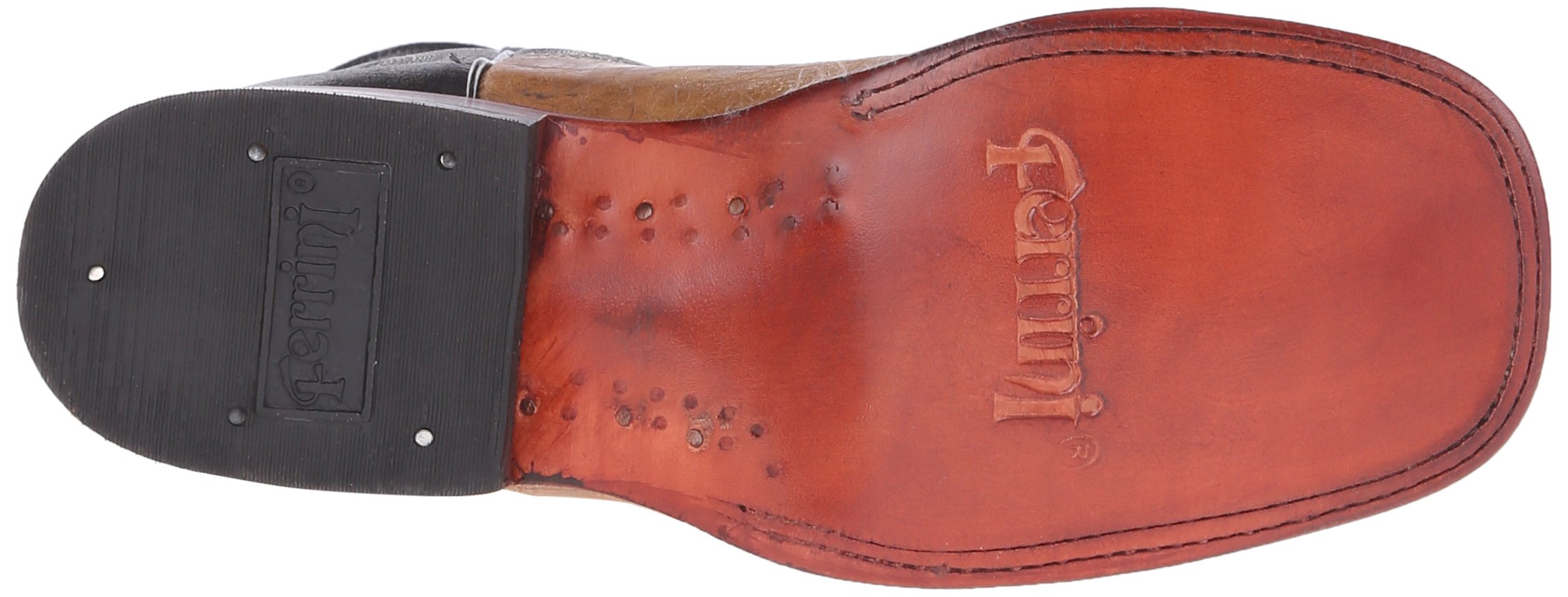Women's Western Boots with Lizard Print - Block Heel & Square Toe in Chocolate Brown RL2 - Perfect for Country Rides, Rodeos & Casual Outfits