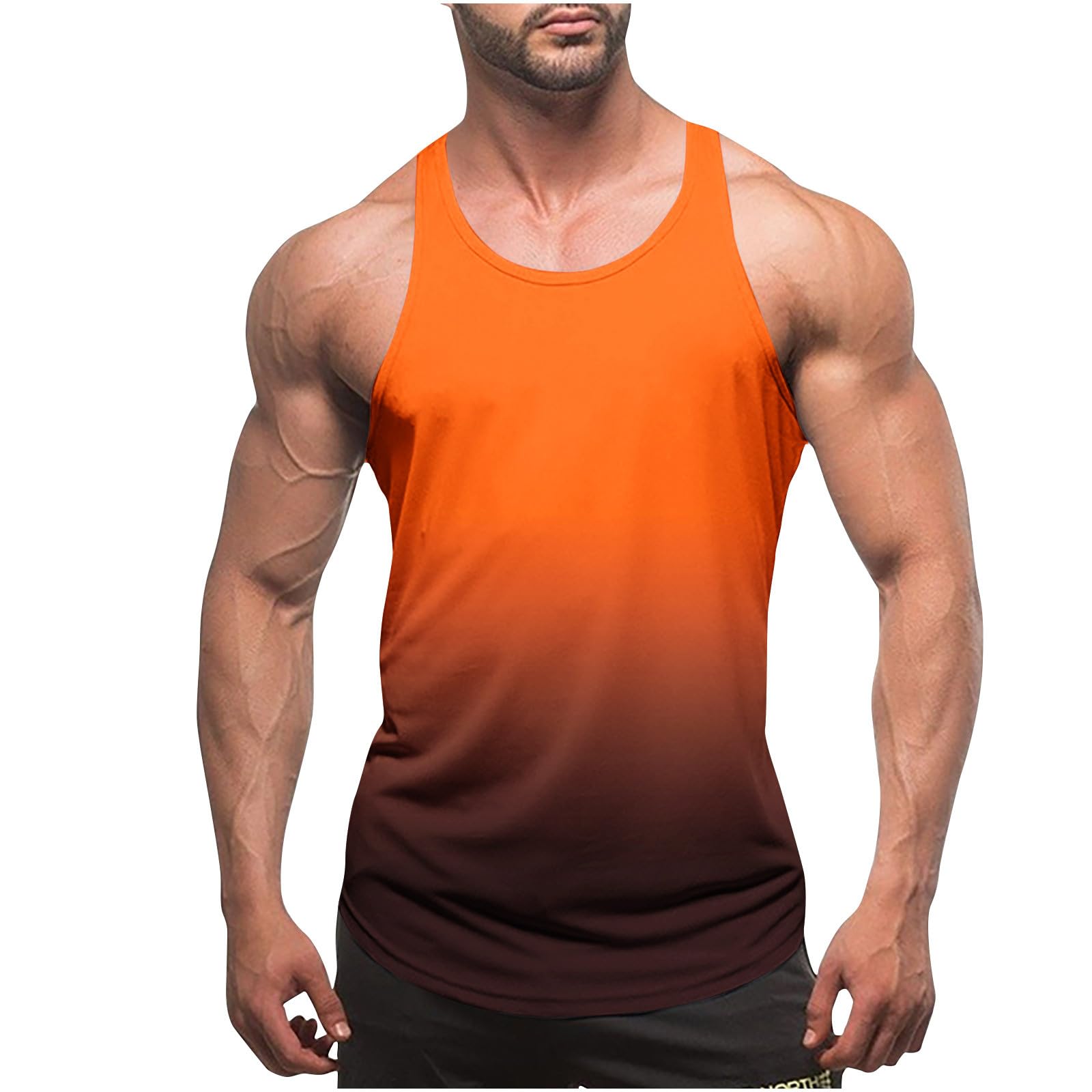 Men's Y-Back Tank Top - Quick Dry Gym Shirts for Workout & Athletics - Breathable Sleeveless Muscle Shirts for Men - Loose Fit Sports Undershirts - Perfect for Gym, Running & Casual Wear