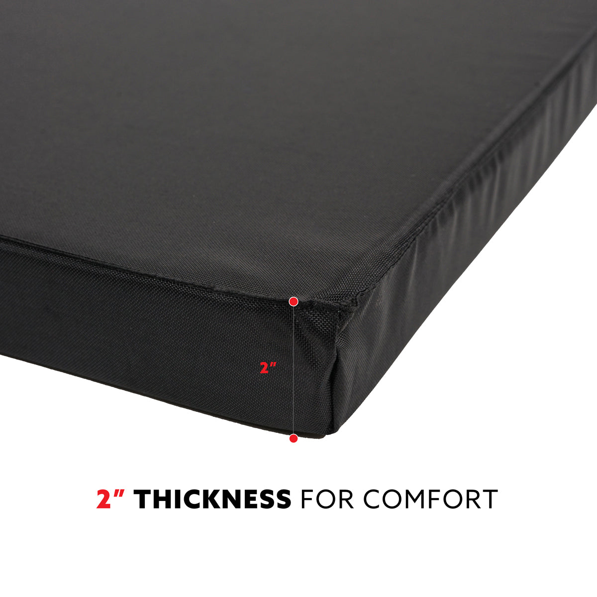 Tri Fold Exercise Mat - Non-Slip Yoga Mat for Home Workouts, Gym & Travel - Lightweight & Portable Fitness Mat for Yoga, Pilates & Stretching