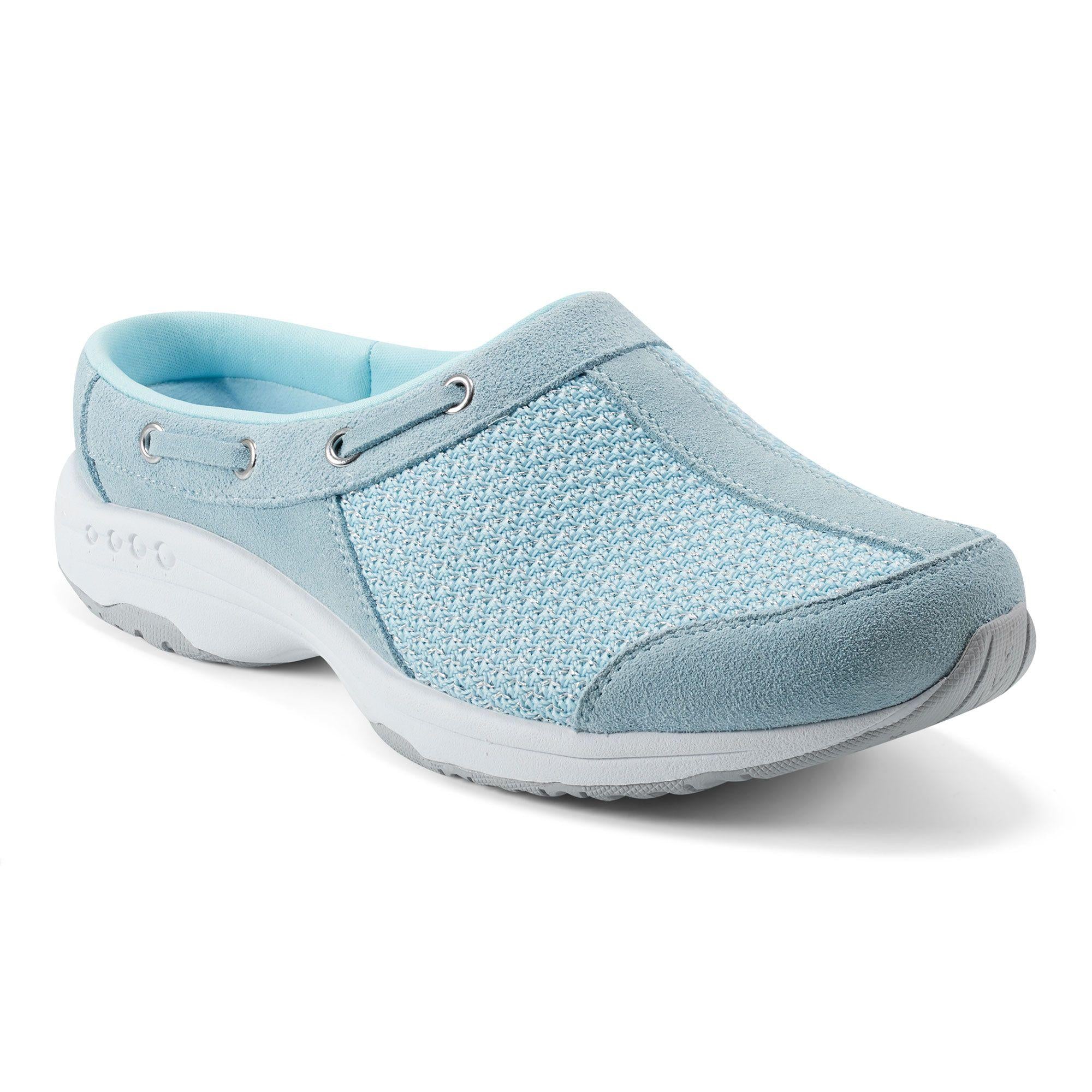Easy Spirit Women's Travelp189 Comfortable Slip-On Walking Shoes - Lightweight Casual Sneakers for Travel, Work & Everyday Wear (Blue, Size M)