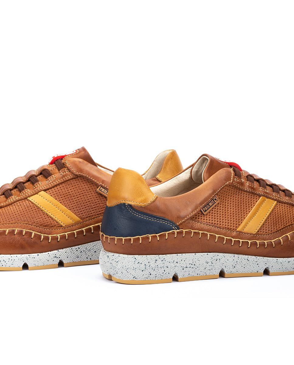 PIKOLINOS Men's Leather Sneakers - Comfortable & Stylish Casual Shoes for Walking, Travel & Everyday Wear