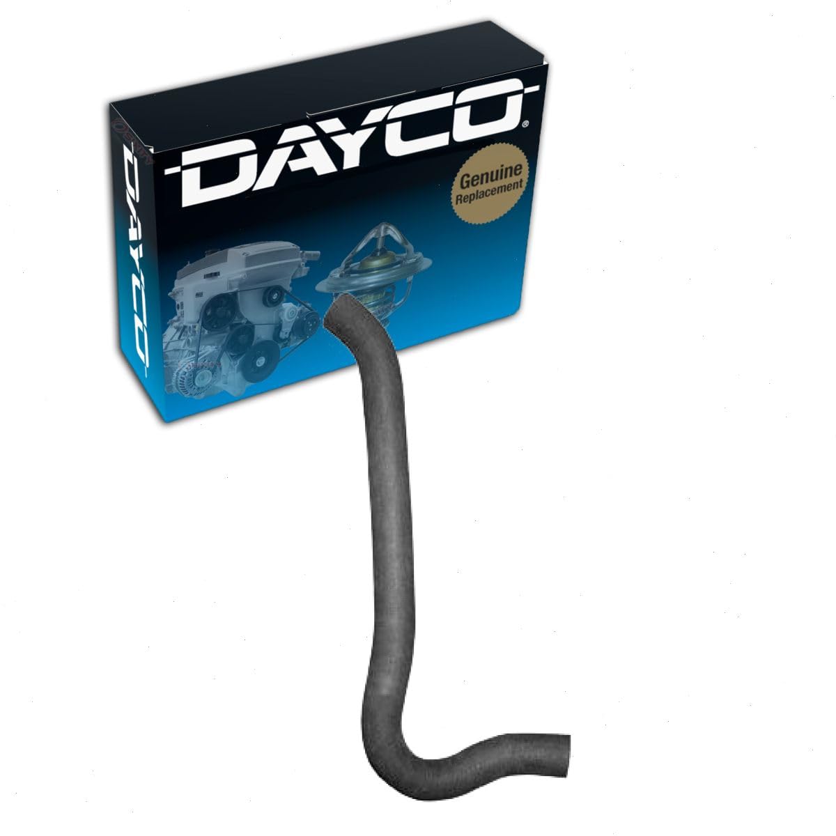 Dayco 72681 Curved Radiator Hose - High-Performance Cooling Hose for Cars, Trucks & SUVs | Durable Rubber Construction | Perfect Fit for Engine Cooling Systems | Ideal for Daily Commutes & Off-Road Adventures