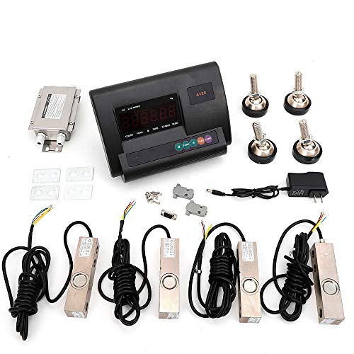 Futchoy 5000lb 2500KG Heavy Duty Digital Floor Scale Kit - Livestock Scale, Truck Scale & Pallet Scale with Load Cells - Perfect for Farm Animals, Warehouse Shipping & Industrial Weighing