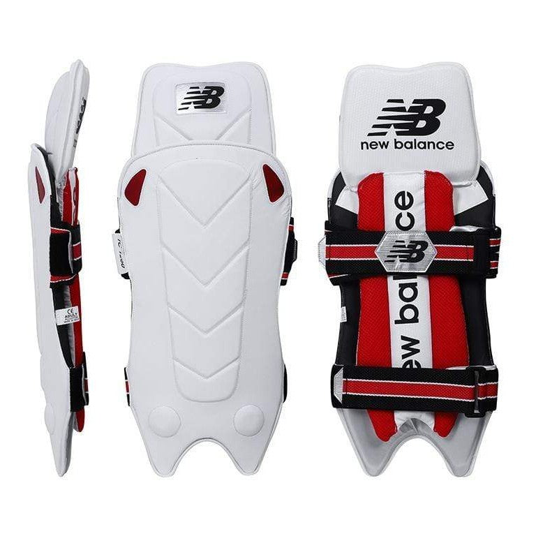 New Balance TC1260 Junior Cricket Wicket Keeping Pads - Lightweight & Durable for Youth Players - Perfect for Practice & Matches