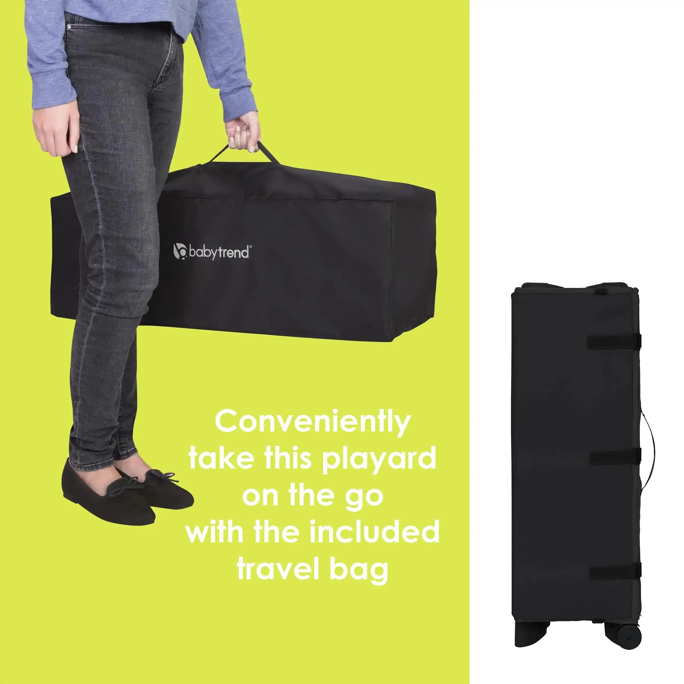 Comet Stellar 3-in-1 Quick Fold Playard - Portable Baby Crib, Bassinet & Changing Station | Dash Black (Kohl's Exclusive) | Perfect for Travel, Nursery & On-the-Go Parents