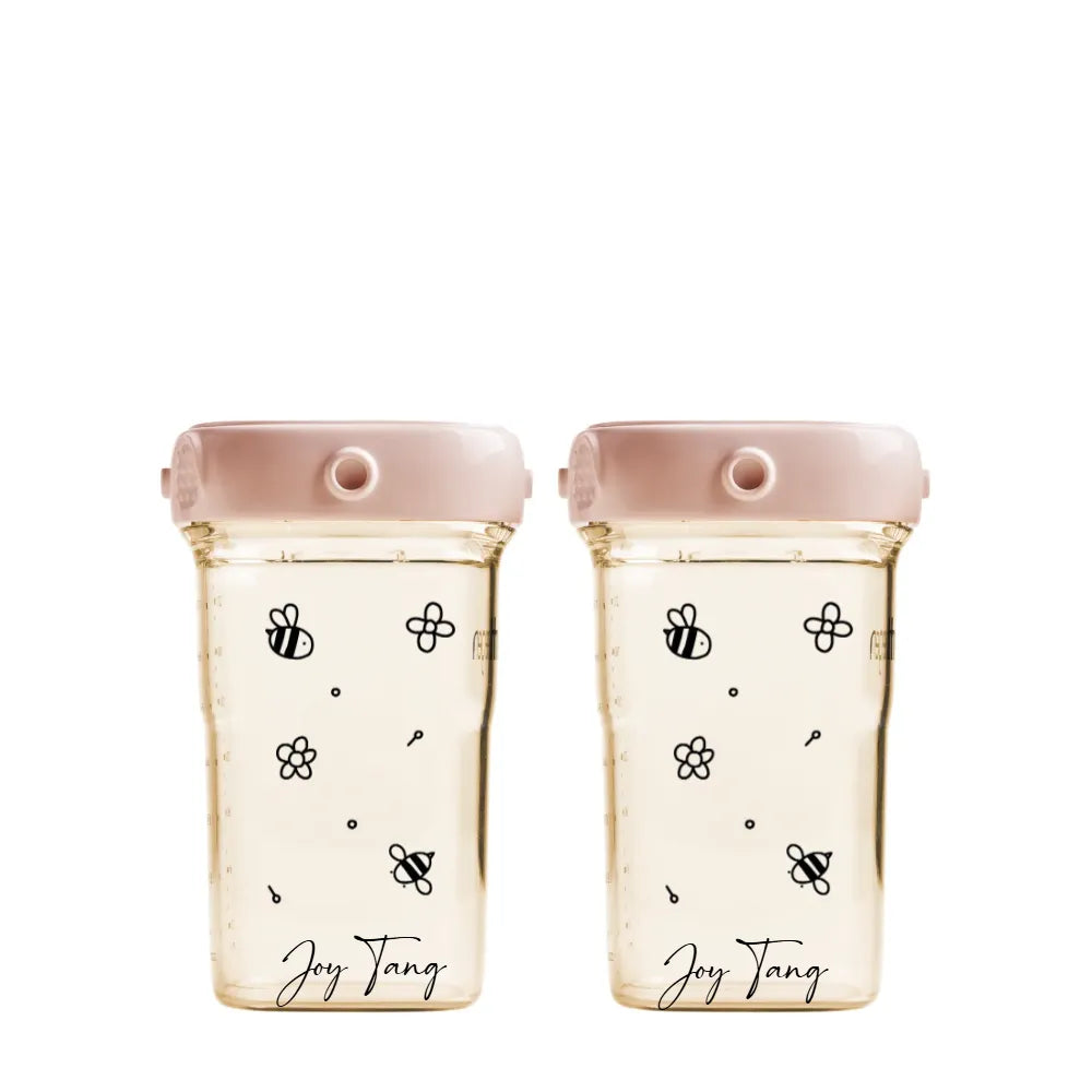 Hegen Baby Bottle - Customizable & Leak-Proof Feeding Solution for Newborns & Infants | Perfect for Daycare, Travel & On-the-Go Parents