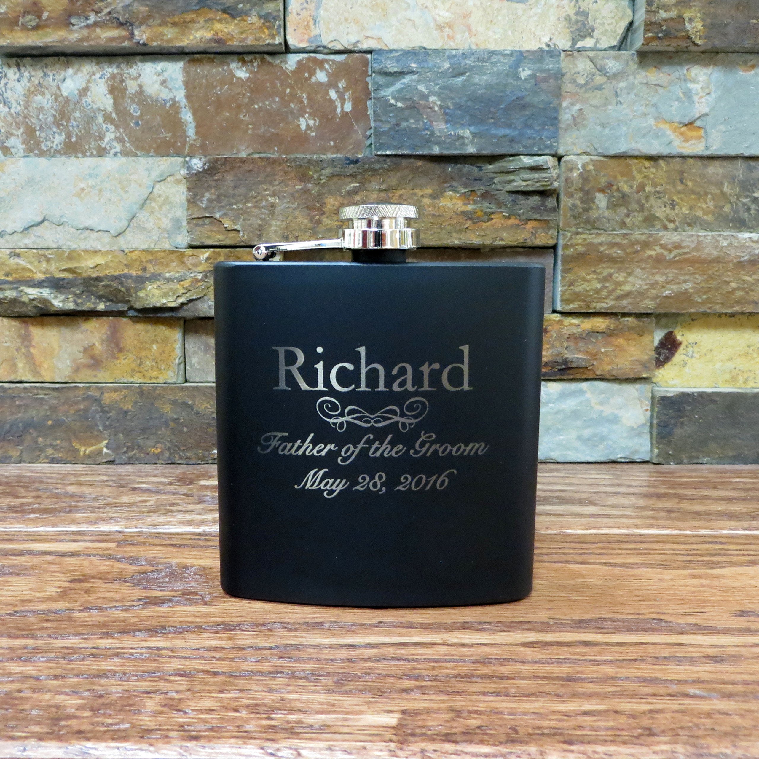 Personalized Custom Flask Set with Funnel - Stainless Steel Whiskey Drinking Kit for Men, Gifts for Him, Home Bar Accessories & Camping Essentials