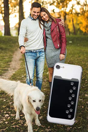 Gecko Adhesive Phone Wallet - Stick-On Lycra Card Holder for Credit Cards & Cash - Slim Phone Pouch for iPhone, Samsung - Perfect for Gym, Running, Travel & Everyday Use