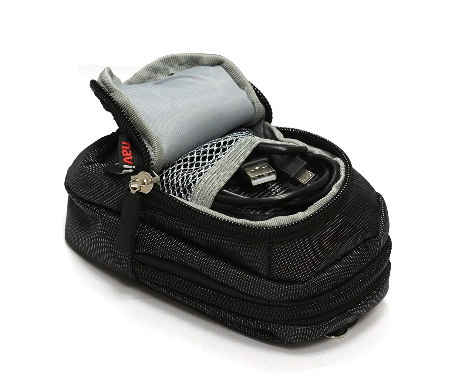 Navitech Black Compact Camera Case for Ricoh WG-6 - Waterproof Protective Pouch for Digital Cameras - Perfect for Outdoor Adventures, Travel & Hiking