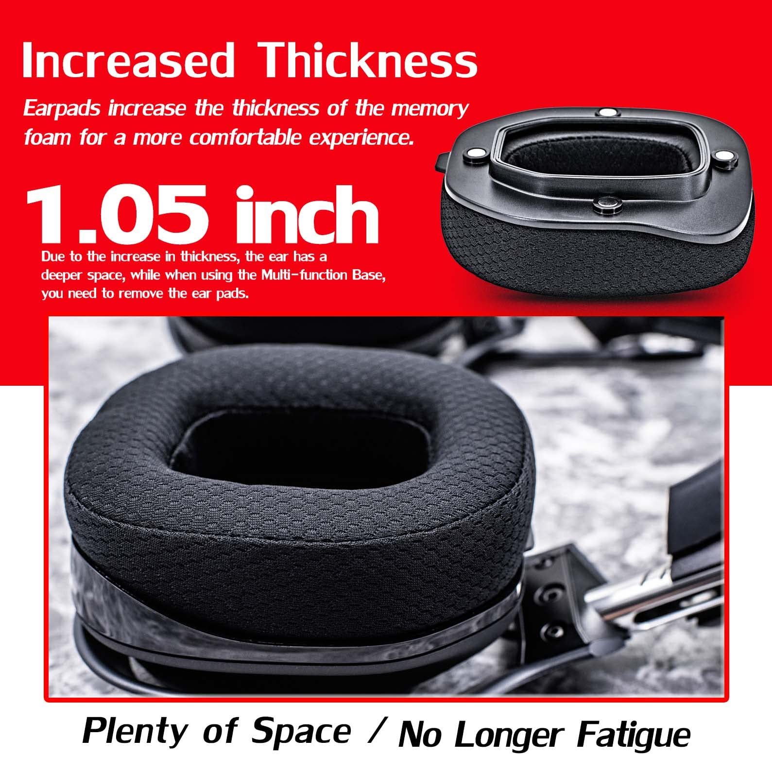 Premium Replacement Ear Cushion Pads for Astro A40 TR Gaming Headset - Breathable Mesh Memory Foam Earpads with Comfortable Headband - Perfect for Long Gaming Sessions & Professional Esports Use