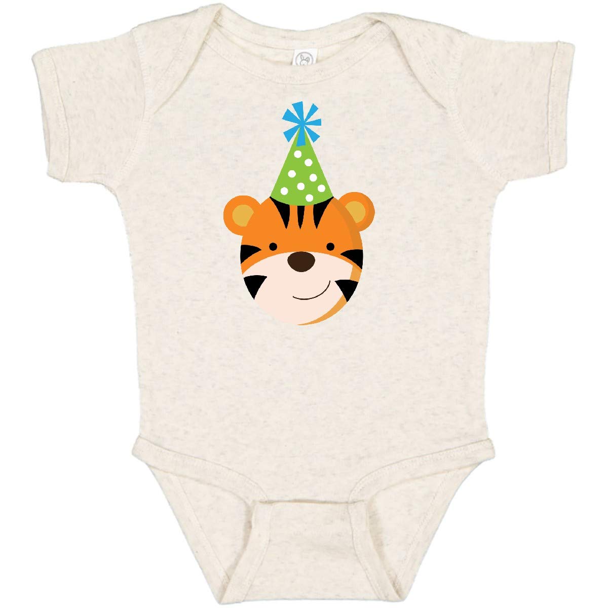 Inktastic Tiger Zoo Birthday Baby Bodysuit - Cute Animal Print Onesie for Boys & Girls - Perfect for Zoo Visits, Birthday Parties & Photo Shoots