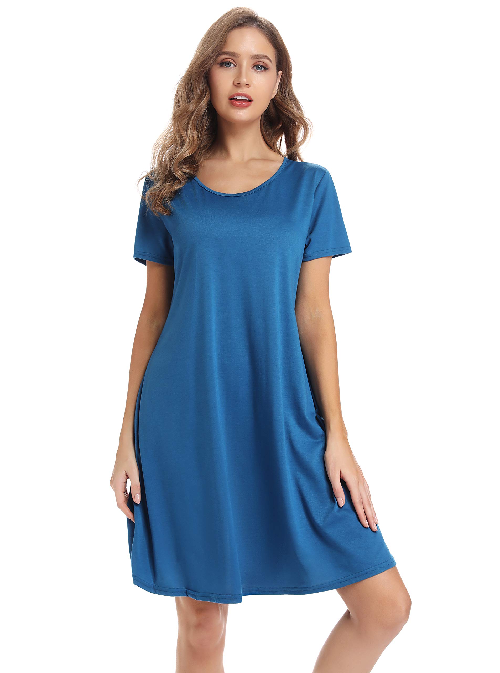 2023 Women's Summer Floral Sundress - Casual V-Neck Backless Swing Dress with Pockets | Beach Cover Up, Vacation Outfit, Boho Chic Dress for Pool Party & Outdoor Date